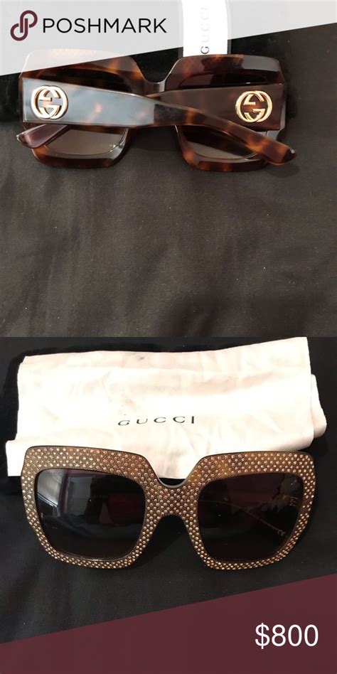 fake gucci bling sunglasses|genuine gucci sunglasses.